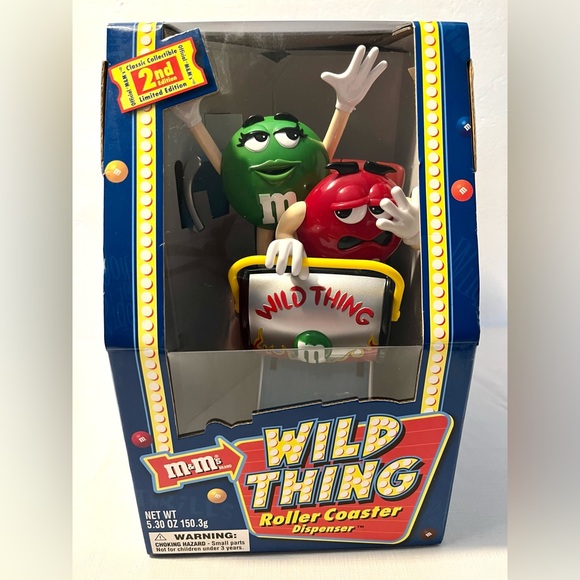 M&M'S Accents Mms Wild Thing Rollercoaster Candy Dispenser Limited